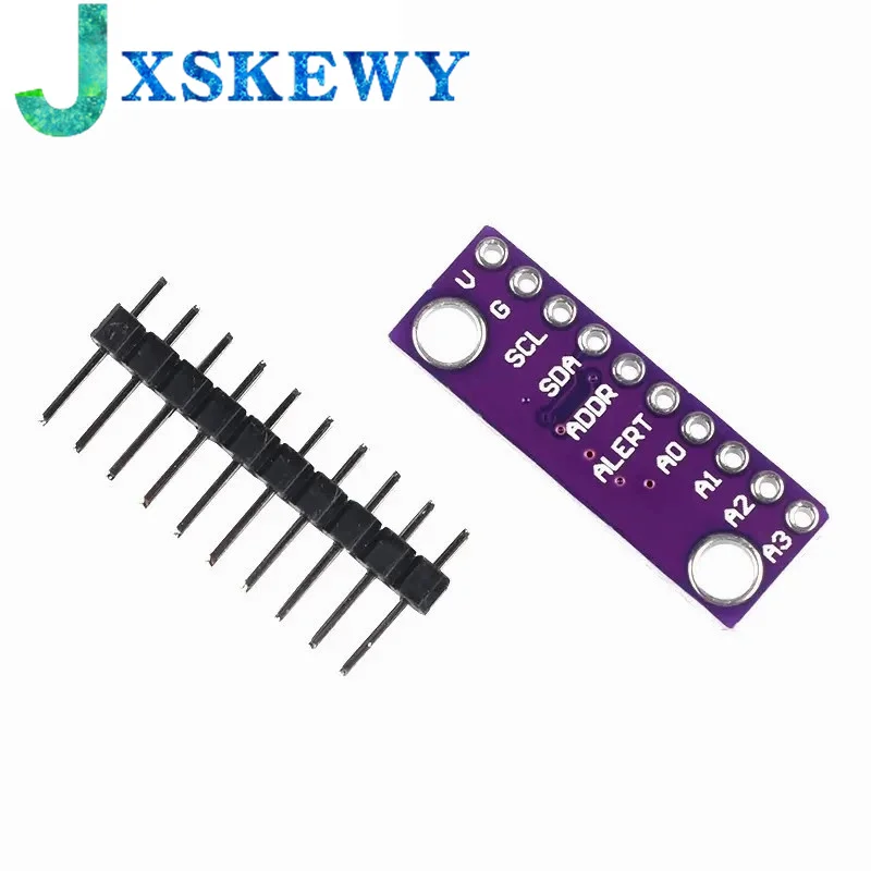 ADS1115 16-битный модуль I2C прецизионный АЦП 4-канальная макетная плата усилитель
