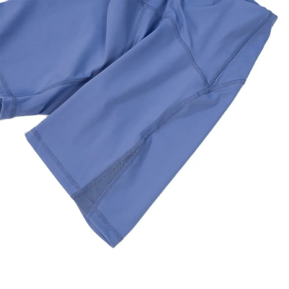 High Waist Yoga Shorts With Pockets Push Up Women Fitness Sport Shorts Wicking Jogging Mesh Tights Gym Running Cycling Shorts