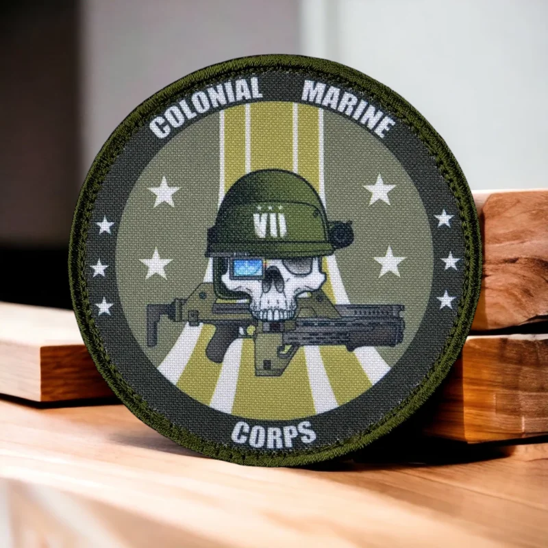 Тактическая нашивка в колониальном корпусе морской пехоты значок с принтом на