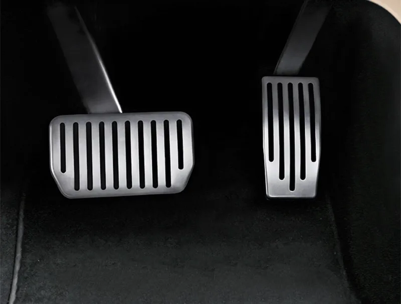 Алюминиевый сплав без сверления для Tesla Model S X газ топливный тормоз ног педали