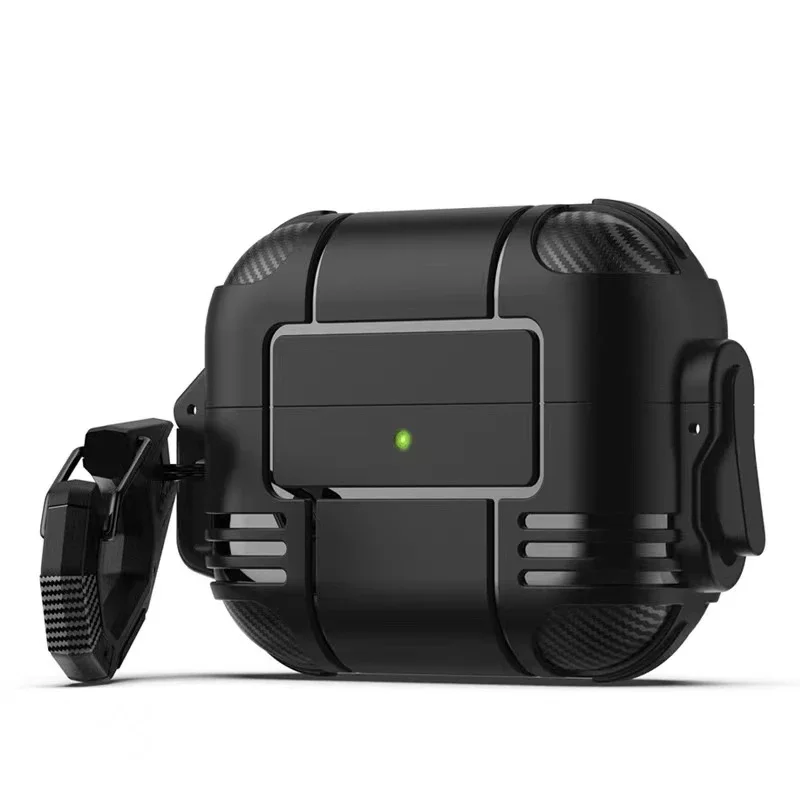 

Роскошный чехол для Airpods 3, чехол с боковым переключателем для AirPods 1/2 Pro, противоударный чехол с роботом, беспроводные Bluetooth наушники с брелок...