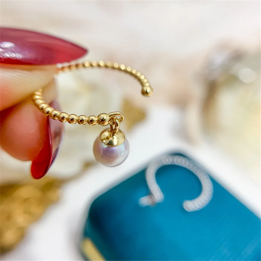 

Кольцо из стерлингового серебра S925 с натуральным жемчугом