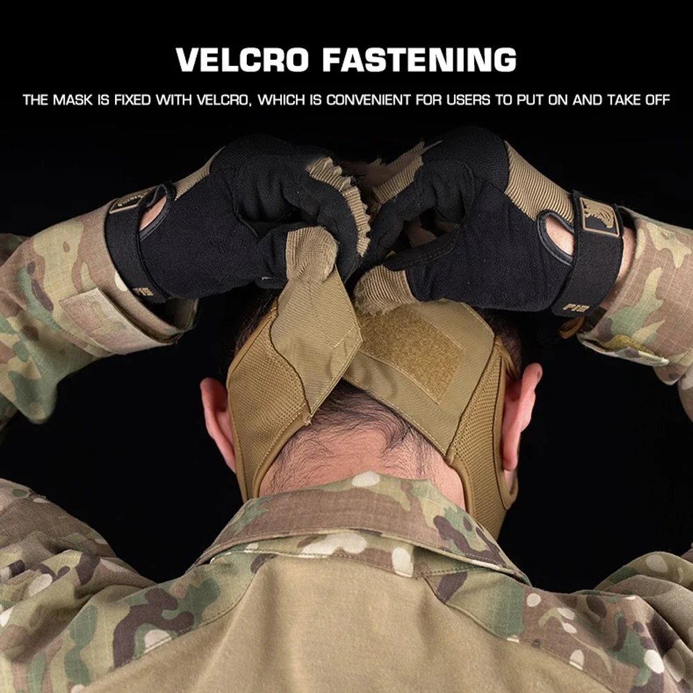 Тактическая Маска полумаска-Балаклава для CS армейская Военная охотничья уличная