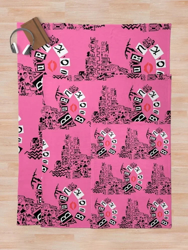 Одеяло со сжигающей книгой для девочек рождественские подарки тепловые идеи