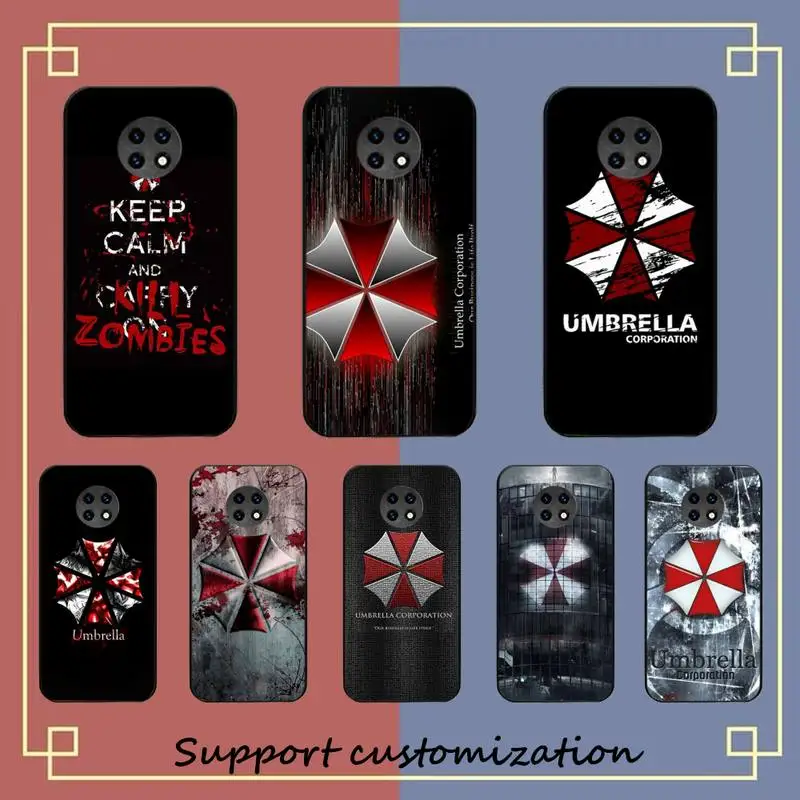 

Umbrella Corporation Phone Case For Xiaomi Redmi Note 8A 7 5 Note 8pro 8T 9Pro TPU Coque for note 6pro