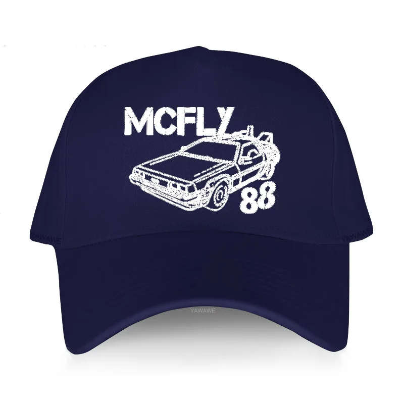 

men cotton Baseball Cap hip-hop hats McFly 88 Back to The Future Marty Delorean DMC12 Doc Brown Biff Flux Blu Fashion Unisex hat