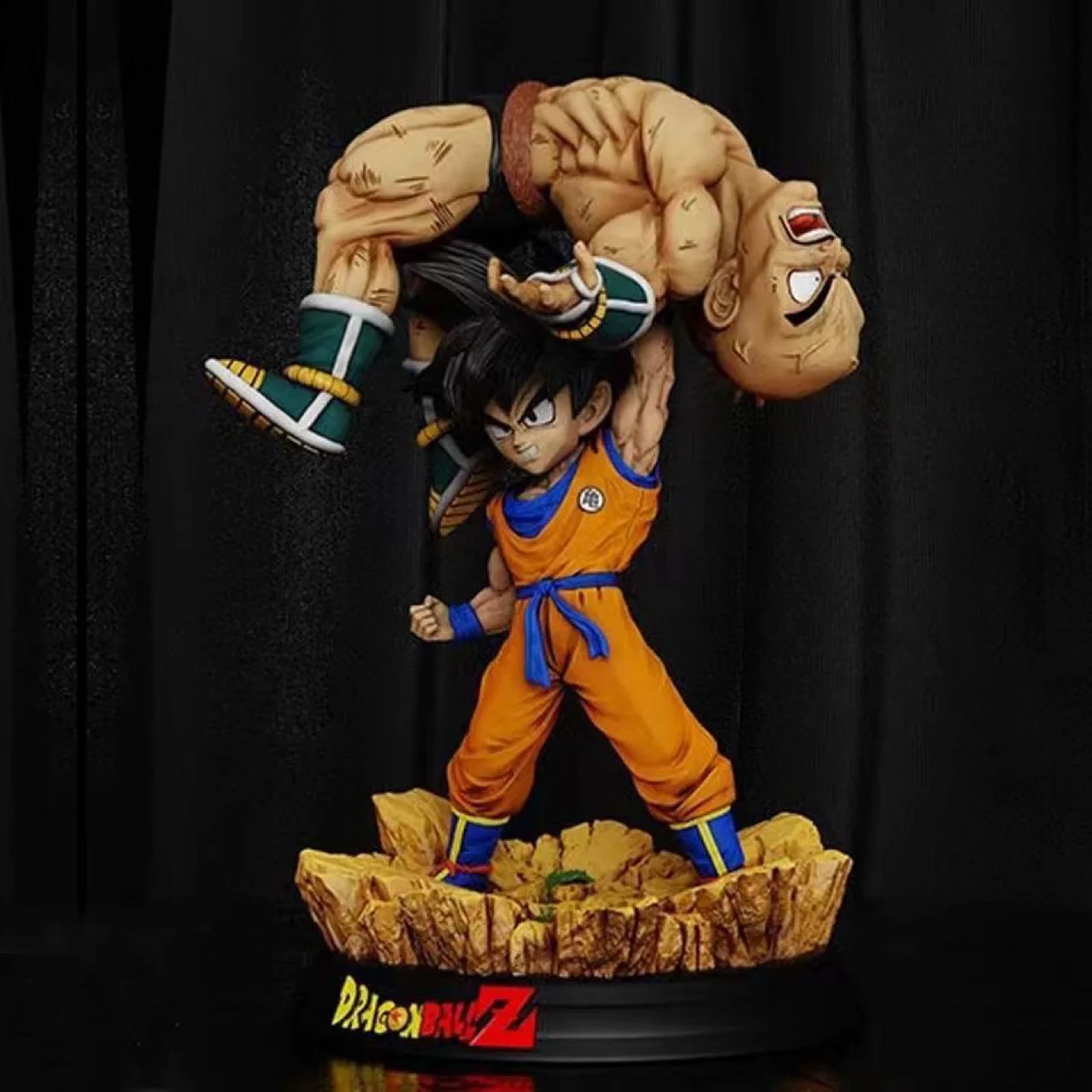 

Мультяшный Аниме Драконий жемчуг Z Gk Gorillas Wcf Goku подъем сцена наппа Коллекционные Фигурки Классическая сцена модель орнамент подарок