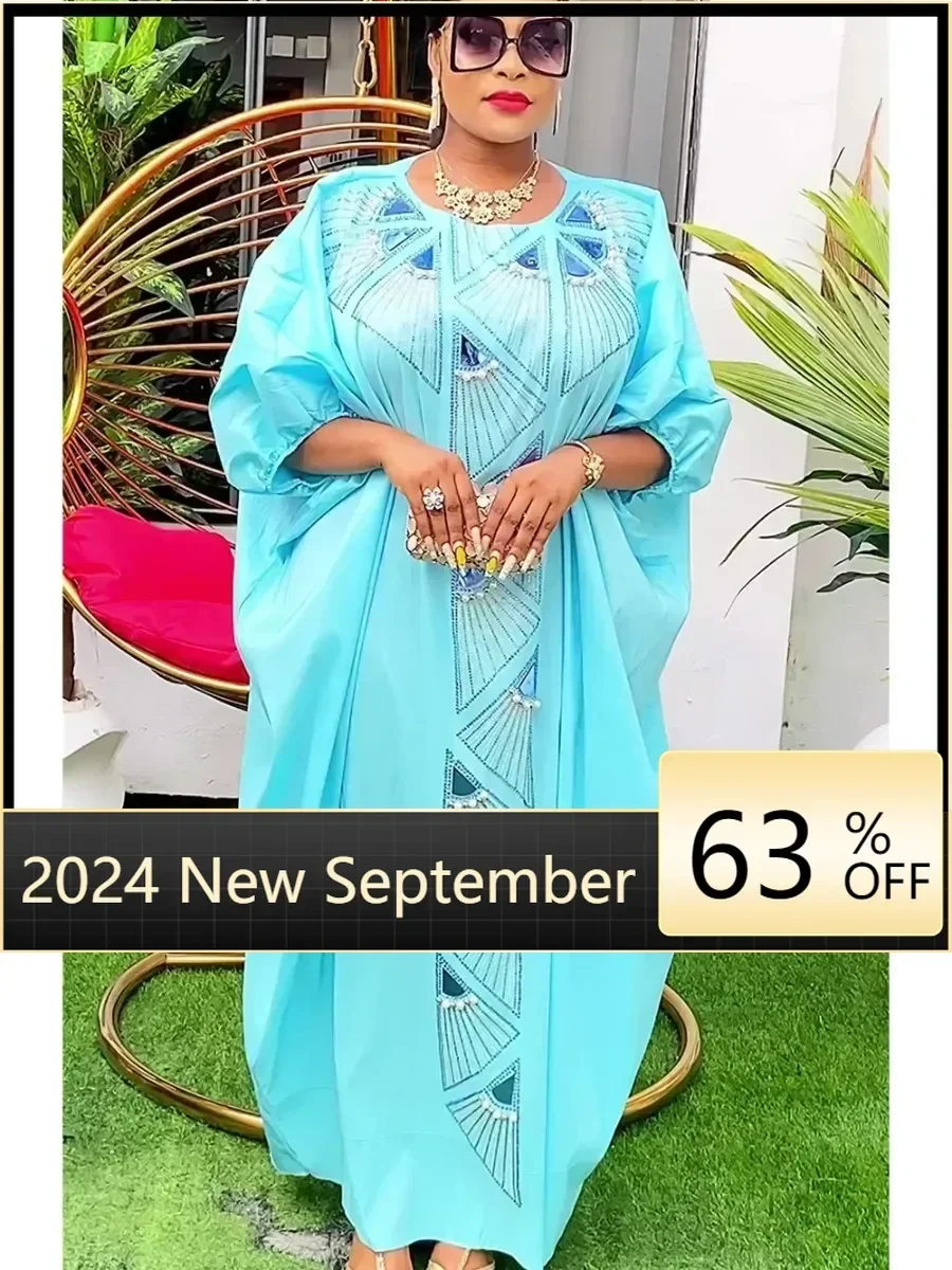 2024 Abayas для женщин Африканское мусульманское модное платье Дубая кафтан вечерние