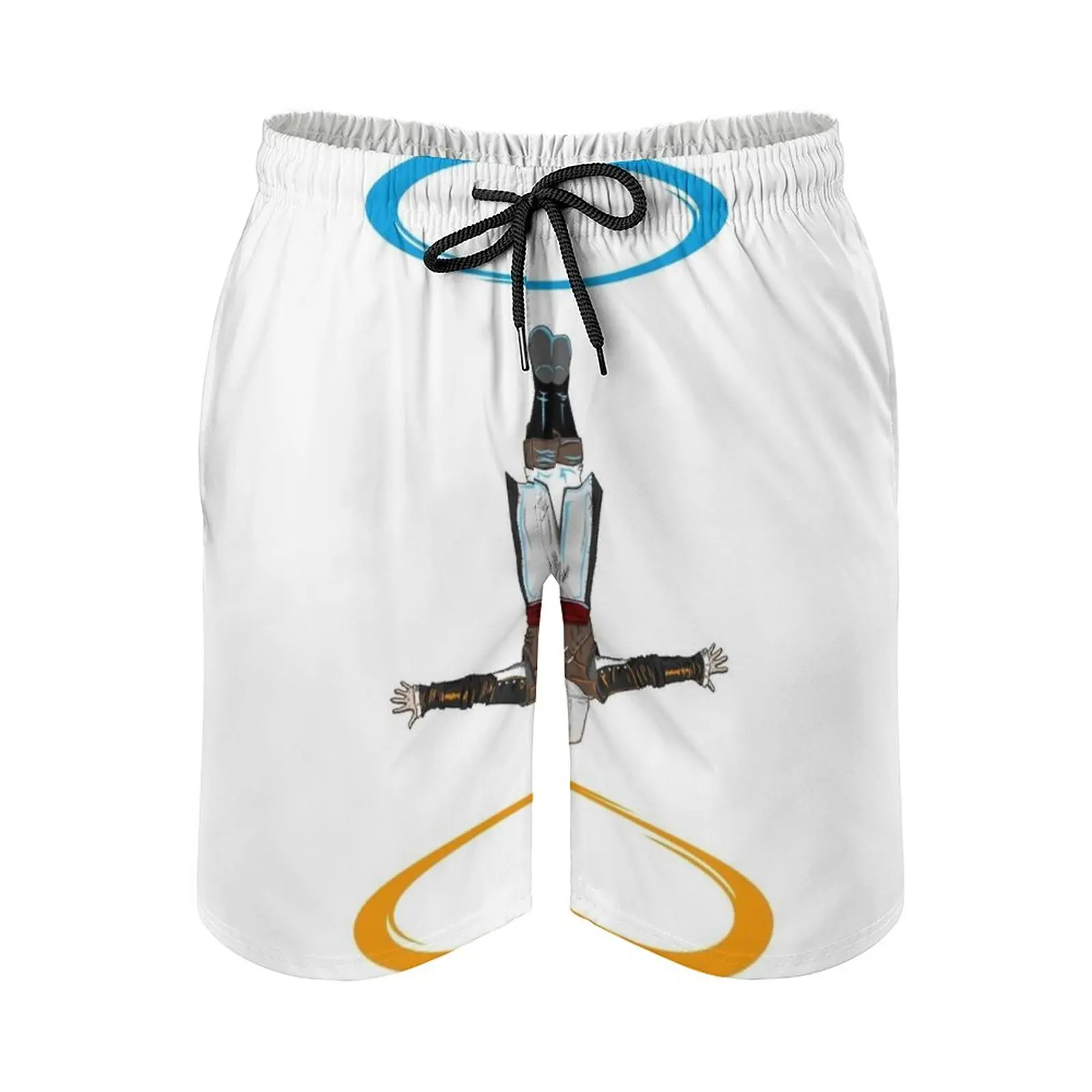 

Infinite Leap Men'S Sports Short Beach Shorts Surfing Swimming Boxer Trunks Aperturescience Aperture Labs Aperture Science