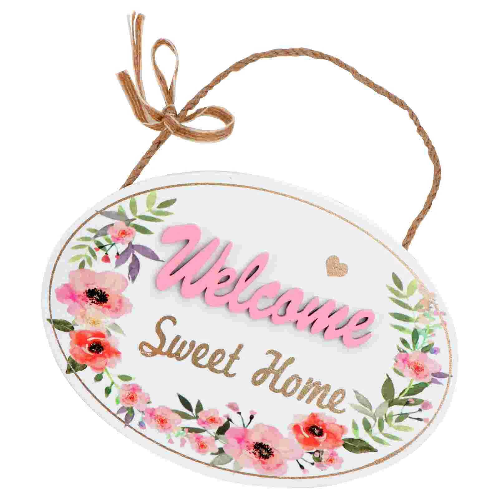 

Christmas Door Sign Wooden Plaques Signs Merry Plaque Front Welcome Home Hanging Wall Holiday