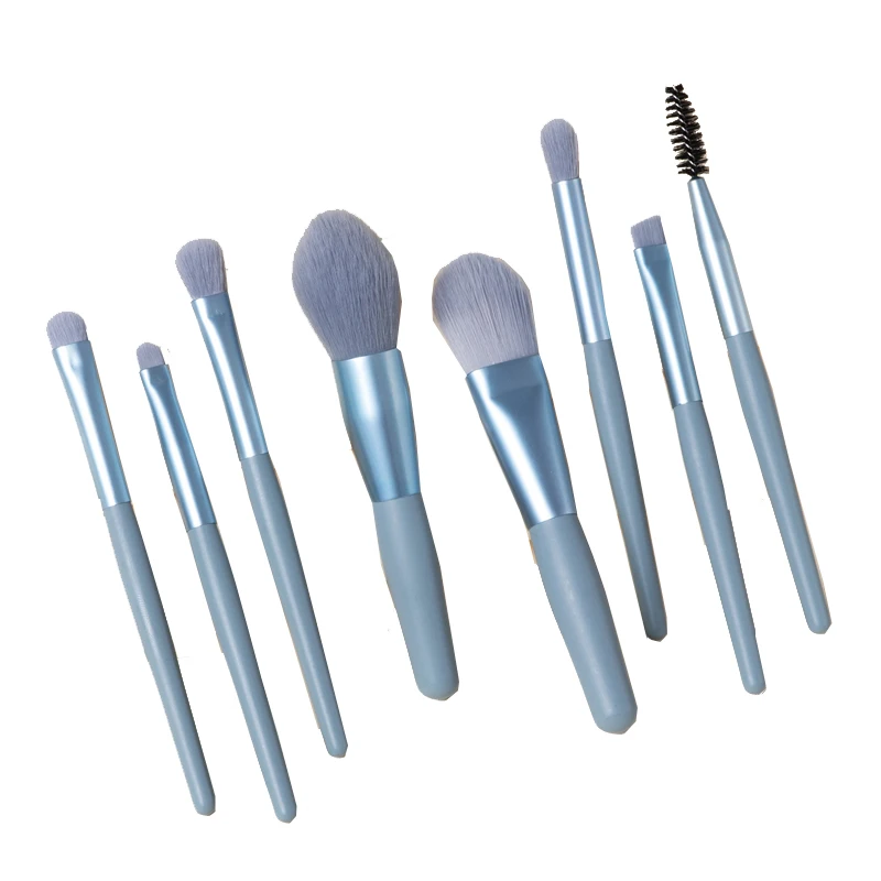 

8Pcs/Set Professional Makeup Brush Blusher Eyeshadow Foundation Brush Mini Size Portable Concealer Brushes Cosmetic Applicators