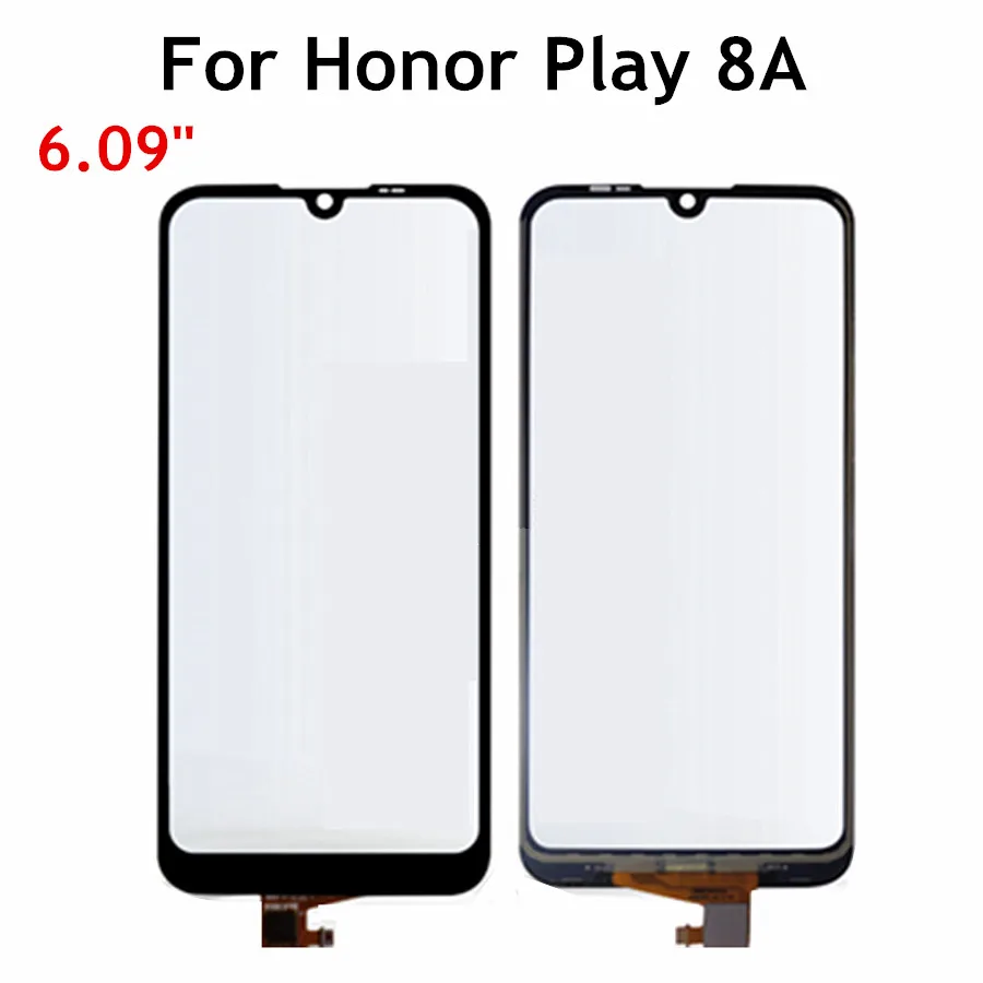 

For Huawei Honor Play 8A Touch Screen Glass Panel Sensor Touchpad Front Glass Panel Parts JAT-AL00 touchscreen 6.09"