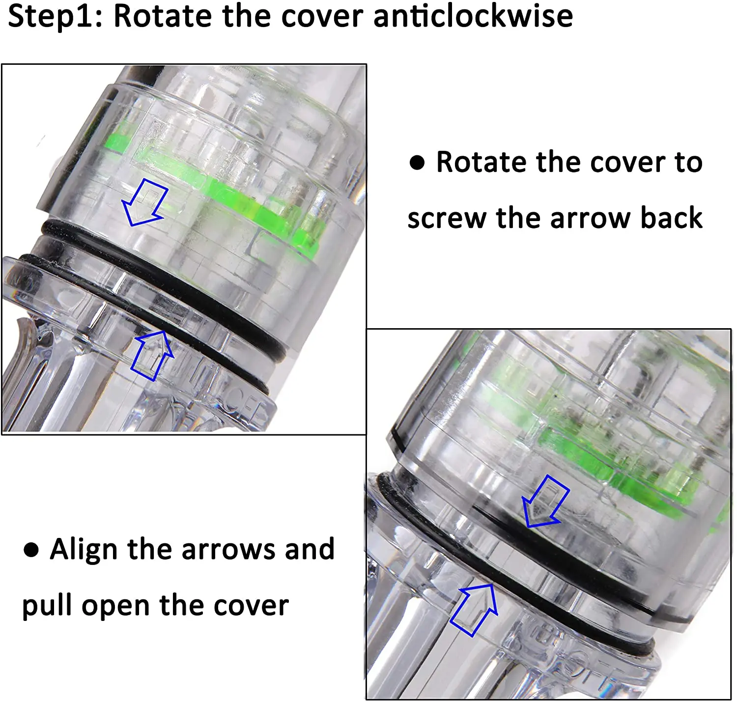 Светодиодный подводный фонарик для рыбалки