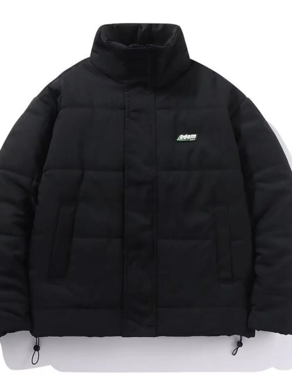 Японская мода зимнее пальто с воротником-стойкой свободное утолщенное пуховое