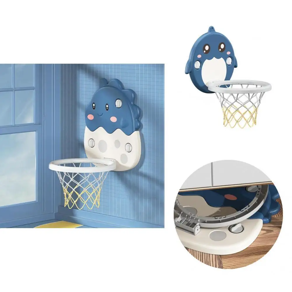 

Anti Corrosion Suction Cup Design Dinosaur Shape Basketball Hoop Set for Outdoor