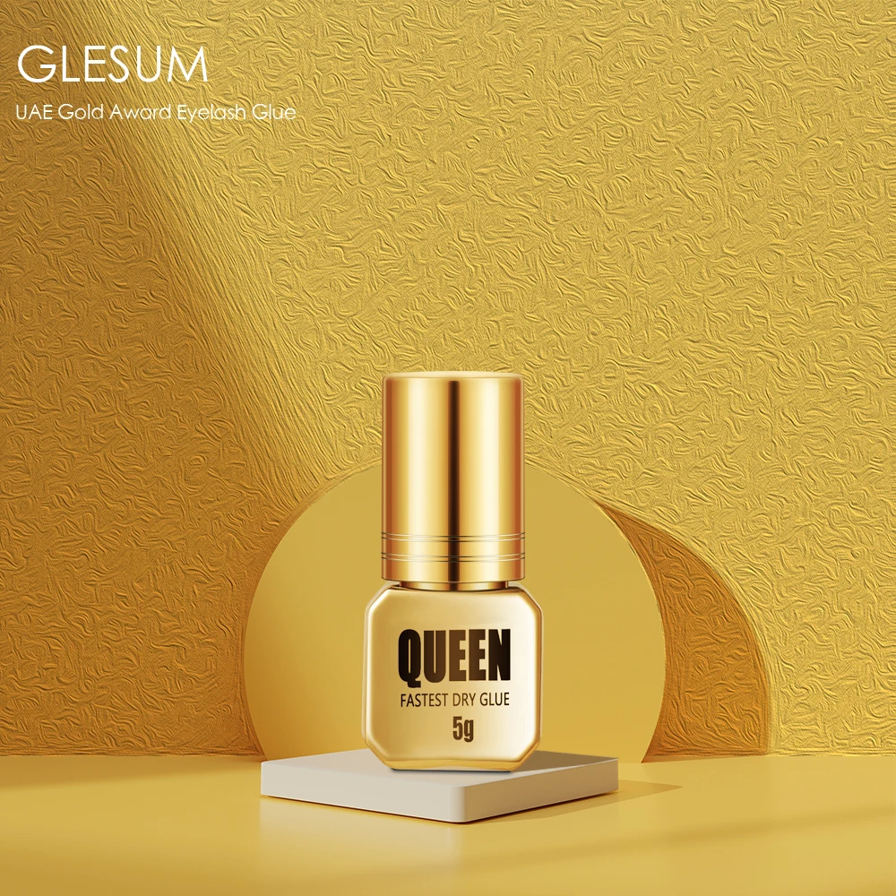 Быстросохнущий клей Glesum Queen для наращивания ресниц из искусственной норки