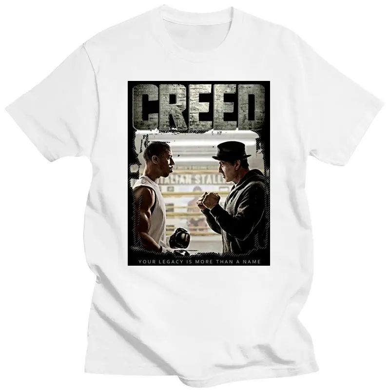 Мужская одежда новый плакат с надписью Creed для мужчин и женщин черная футболка