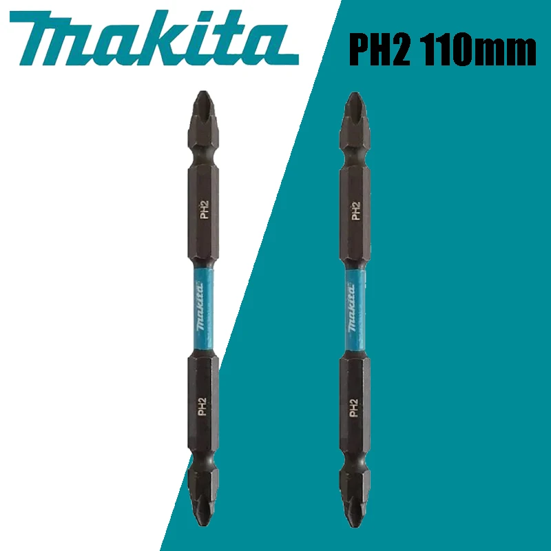 

Makita PH2 65/110 мм IMPACT черная дрель-шуруповерт двусторонняя бита аксессуары для электроинструментов