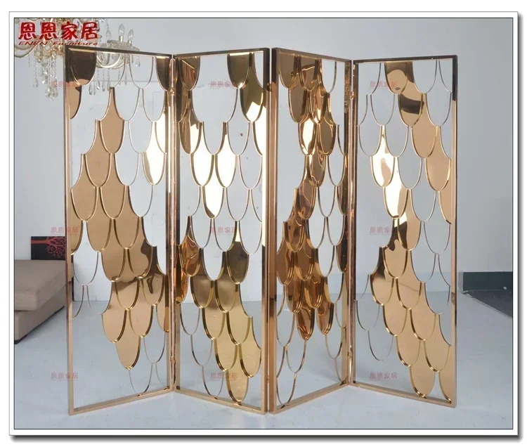 Высококачественная складная перегородка из нержавеющей стали для виллы