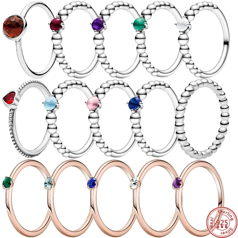 Кольцо из серебра 100% пробы с двенадцатью созвездиями |