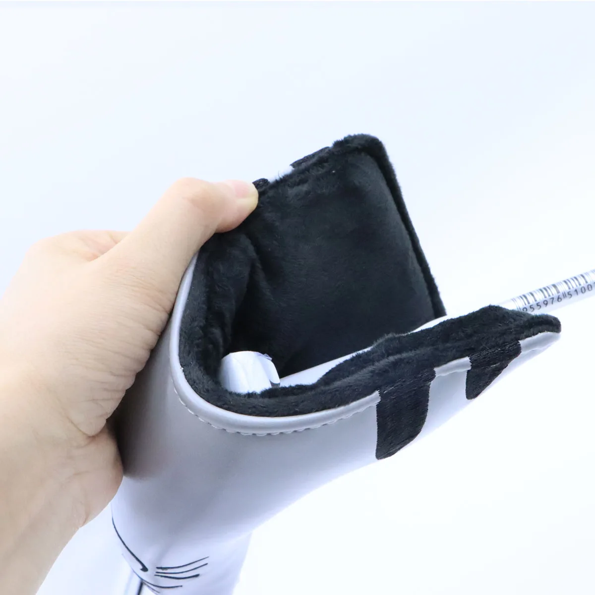 Магнитный чехол для клюшки гольфа из искусственной кожи с вышивкой