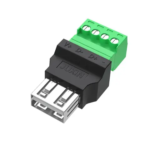 USB-адаптер USB 2.0 Type A  черный/зеленый/серебристый