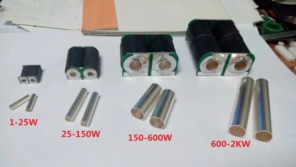 

1-25 Вт, 25-150 Вт, 150-600 Вт, 600-2 кВт Φ для комплектов усилителей мощности «сделай сам»