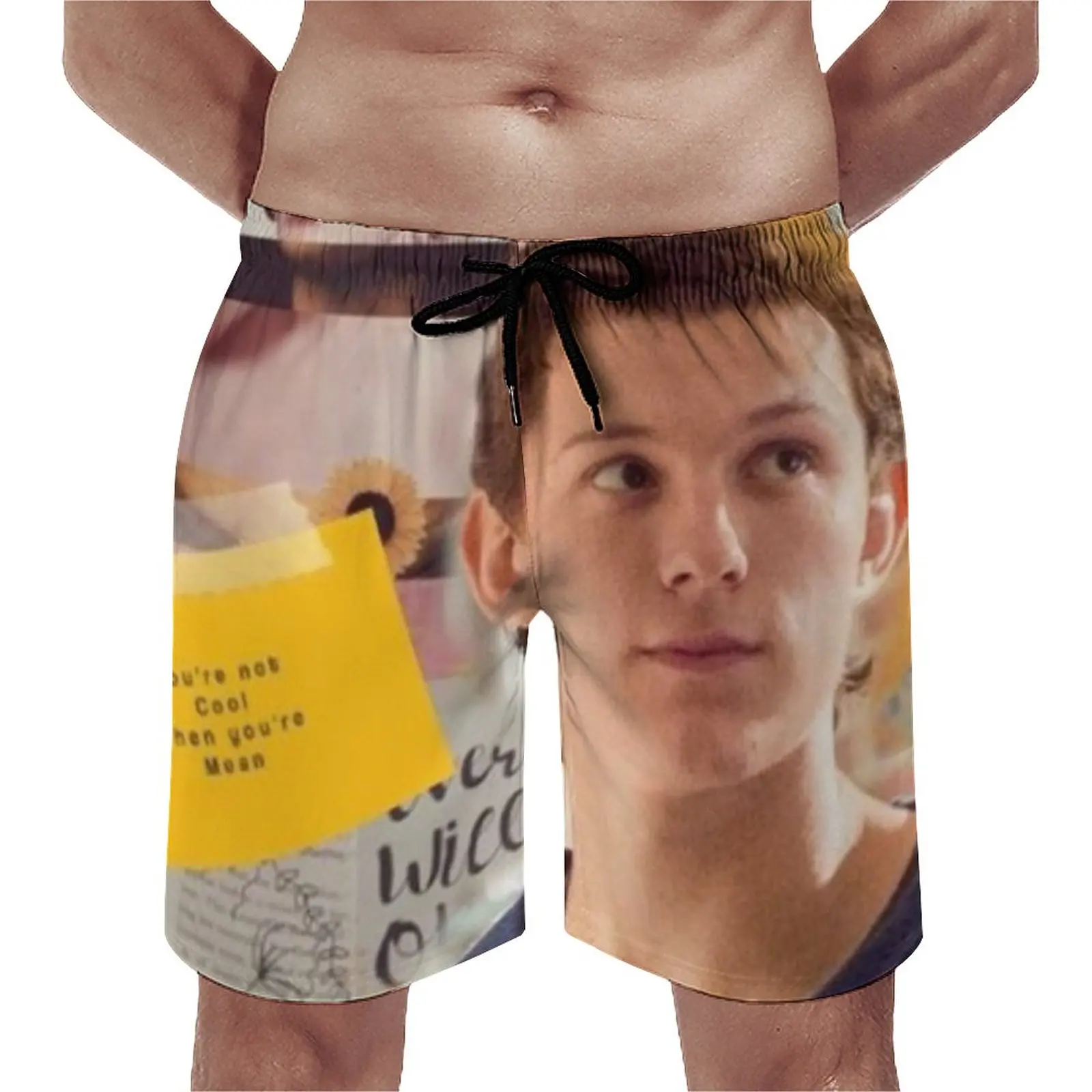 

Шорты Tom Holland Board мужские, забавные короткие штаны, тренировочные плавки оверсайз
