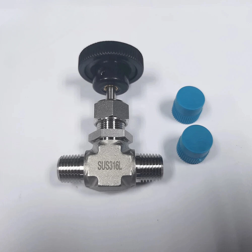 1/8 1/4 3/8 1/2 штекер NPT BSPP 2-ходовой газовый игольчатый клапан Высокорегулируемый