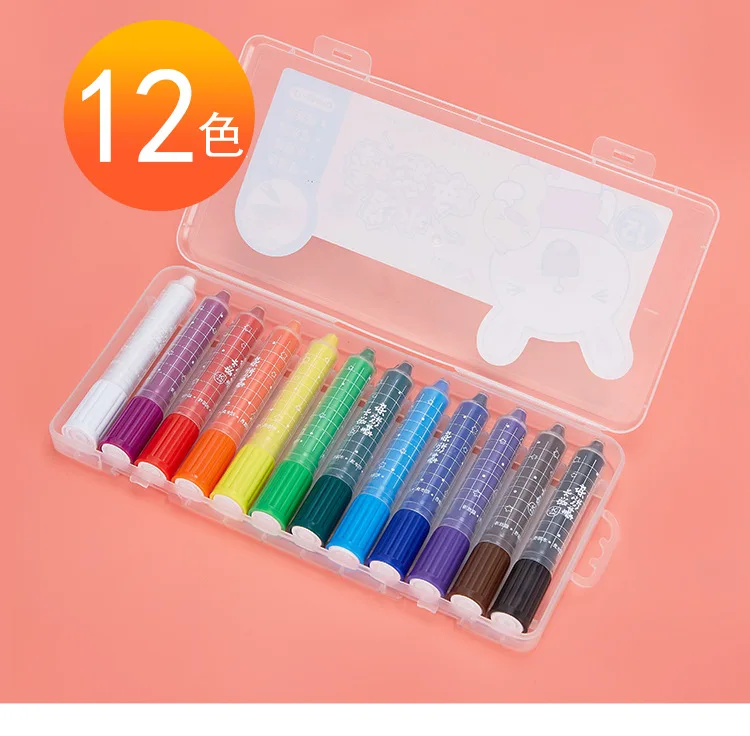 Watercolor Pen Student Stationery Water Color Crayons 0093