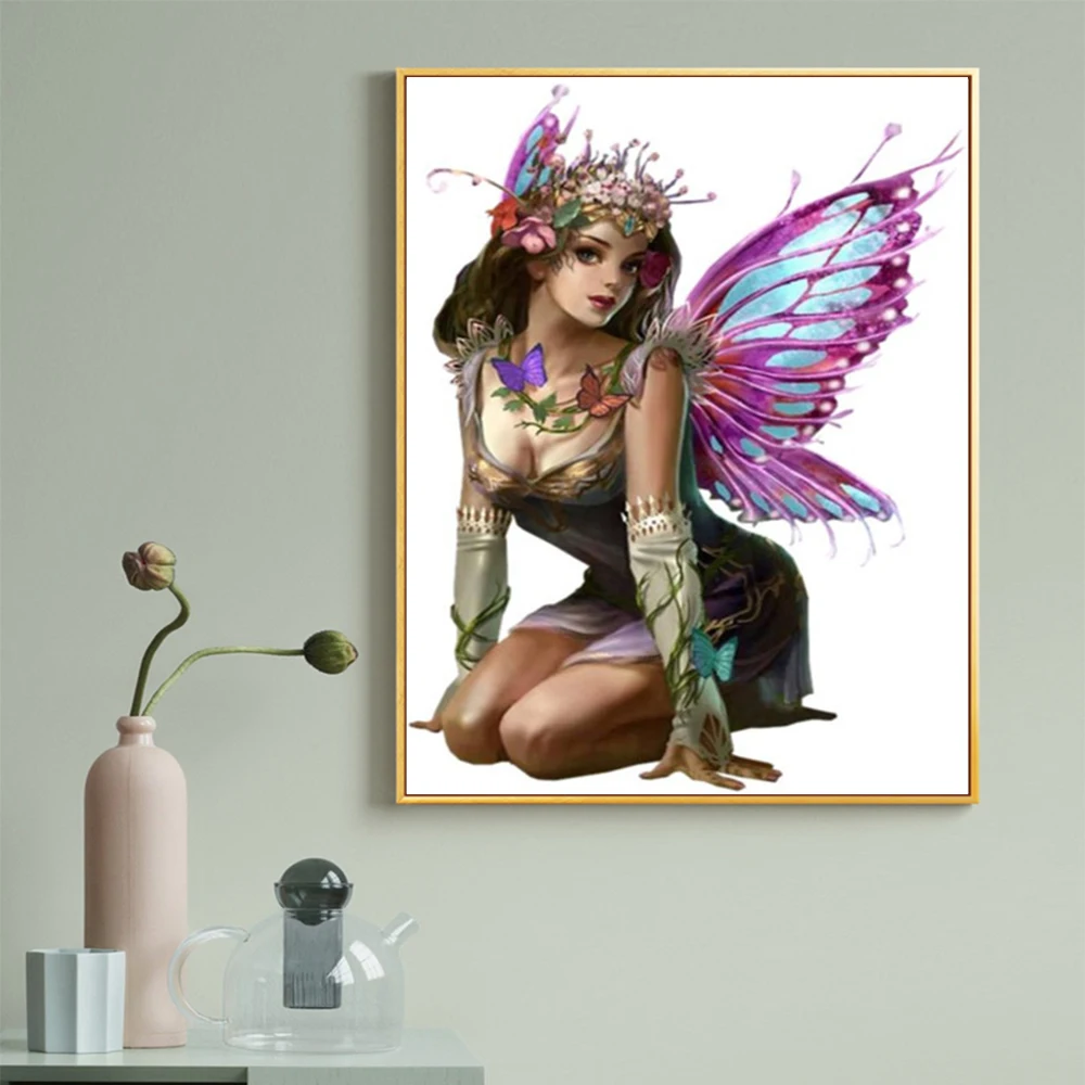 

Алмазная живопись с мультяшными героями принцессы, полноразмерная/круглая 5D «сделай сам», вышивка крестиком, домашний декор, подарок