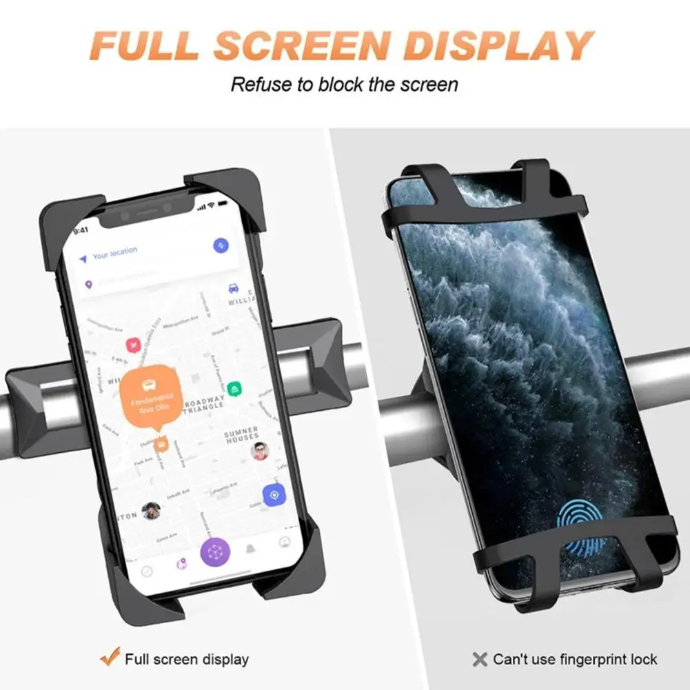adjustable motorcycle phone holder for bicycle electric bike scooter atv smartphone rack gps navigation bracket mount stand free global shipping