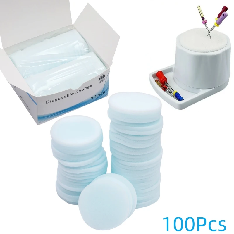 100 шт. стоматологические эндодонтические пилки чистящая вспененная подставка
