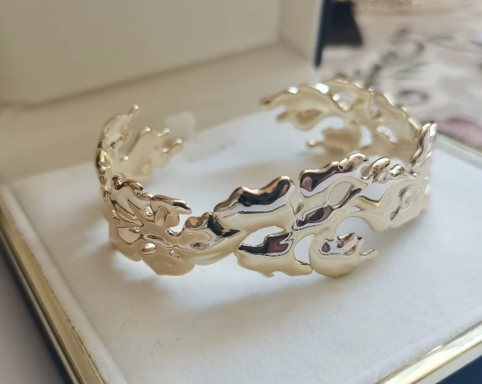 

Fashion Trend Jewelry Half Open Silver Plated Bracelet Women Bangles