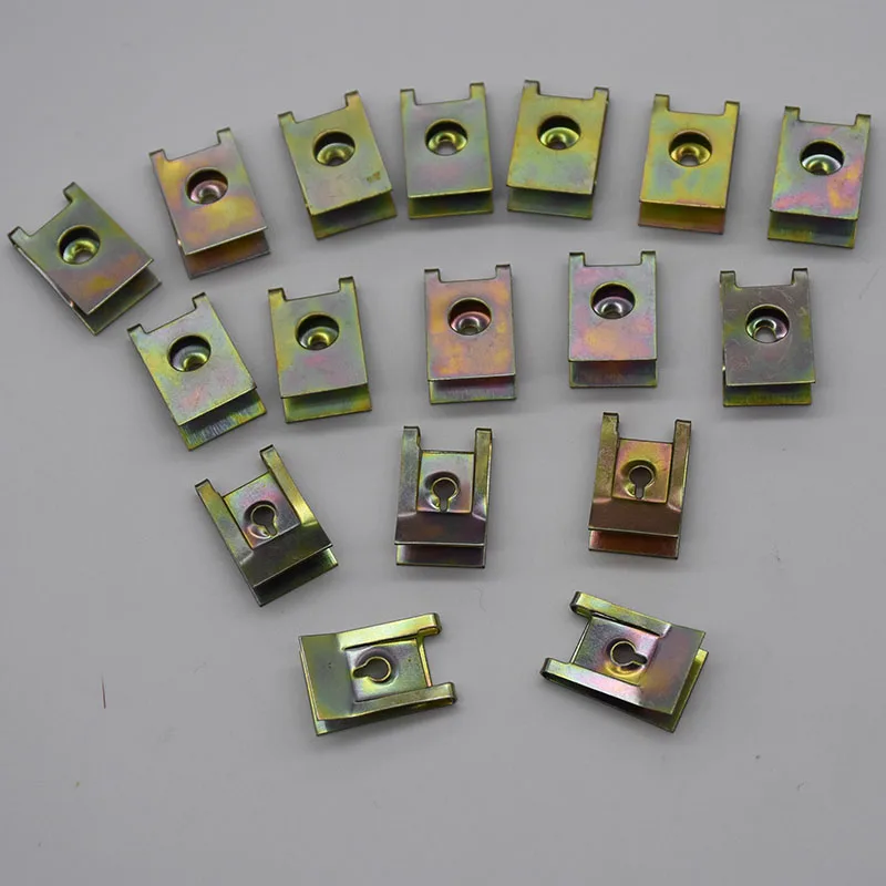 

50 шт., крепежные винты U-образные J98 для автомобильного двигателя