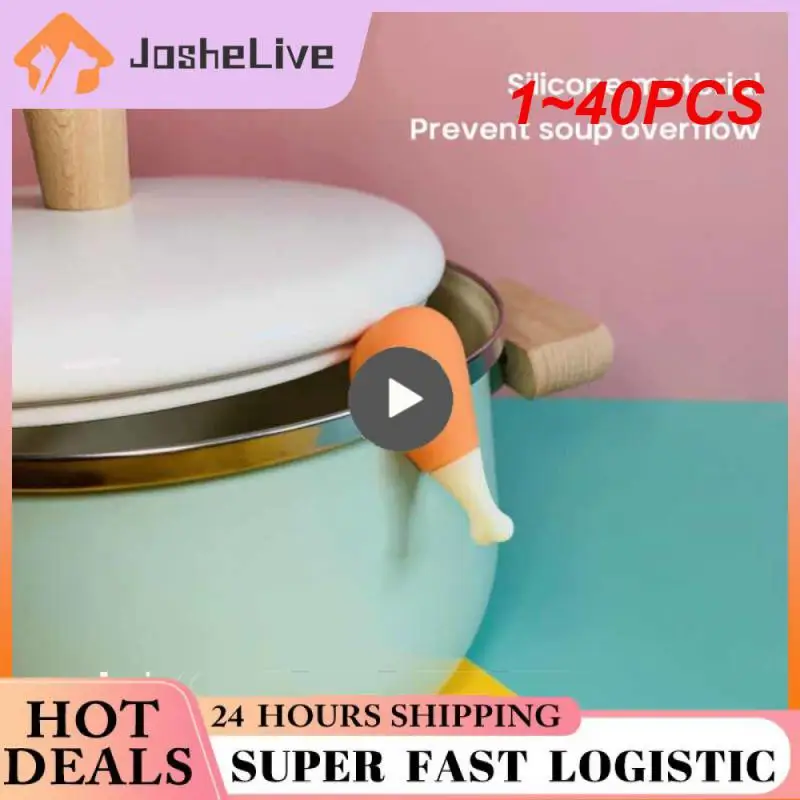 

1 ~ 40 шт., силиконовый держатель для крышки кастрюли