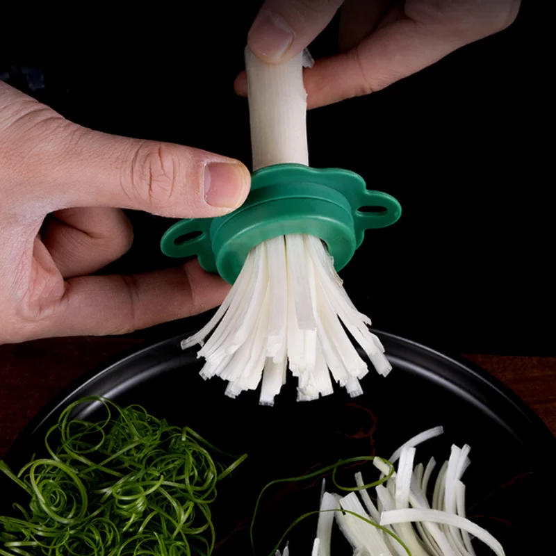

Green Onion Easy Slicer Shredder Stainless Steel Plum Blossom Onion Cutter Wire Drawing Kitchen Superfine Vegetable Shredder