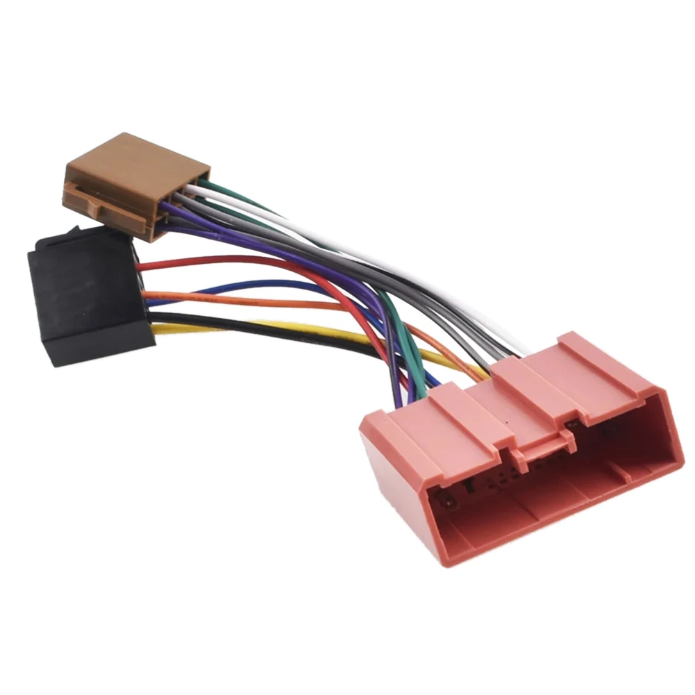 

Car Radio Stereo ISO Wiring Harness Adapter Port for Mazda