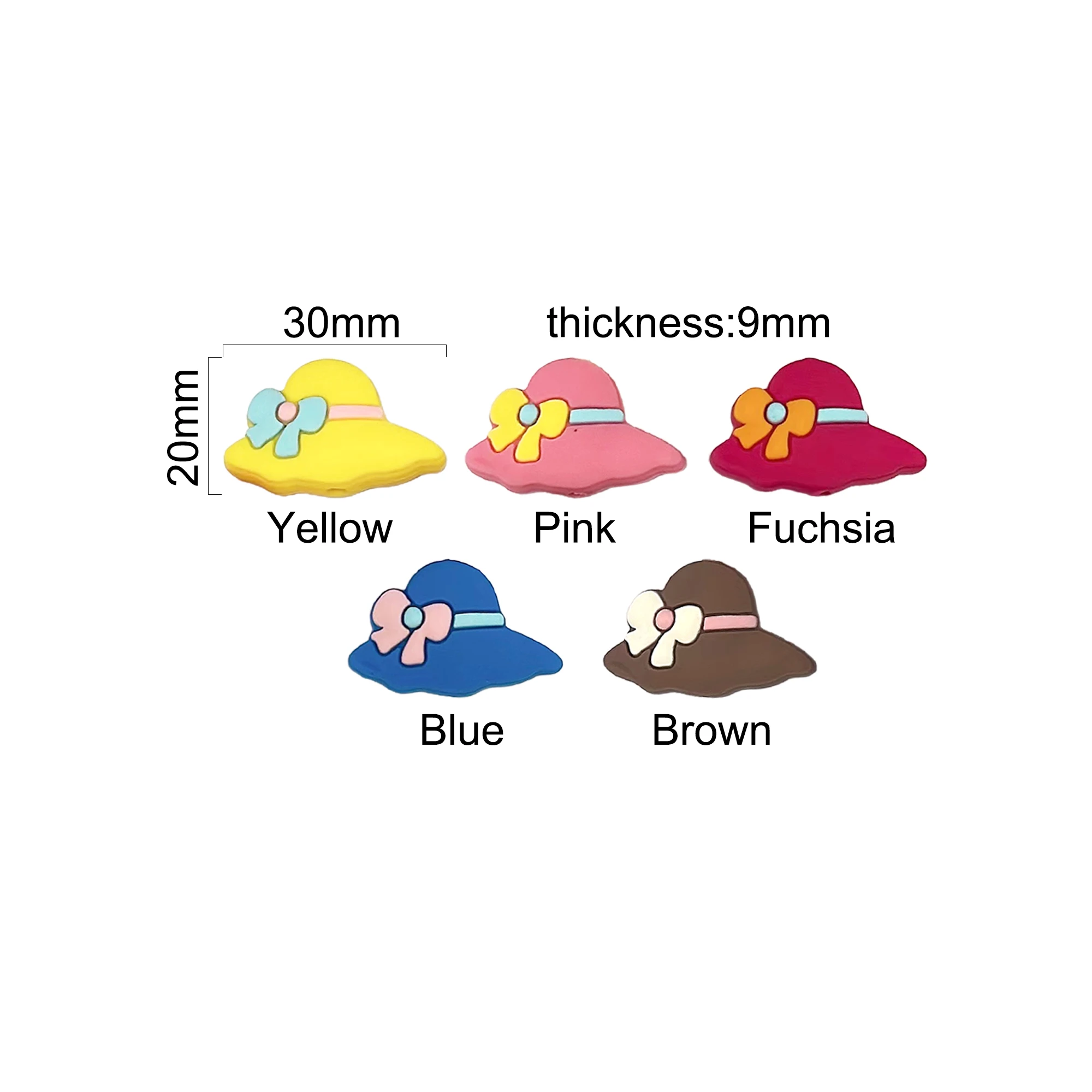 10 шт. силиконовые бусины Chenkai для изготовления ручек
