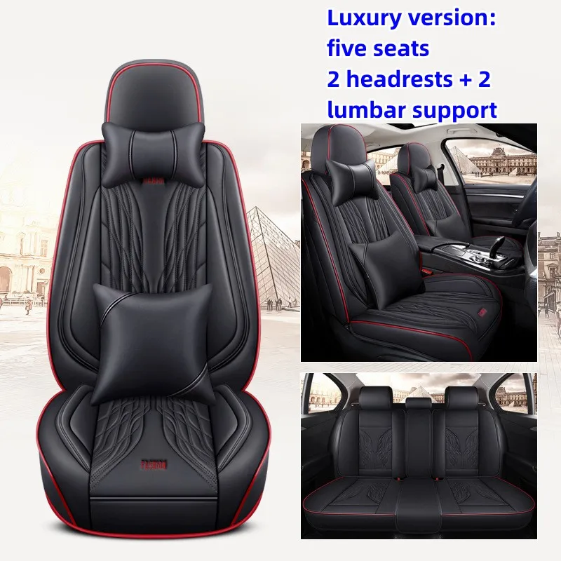 

NEW Luxury Car Seat Cover For FORD Fiesta Fusion Mondeo Taurus Mustang Territory Kuga S-max Expedition F-150 Car accessories