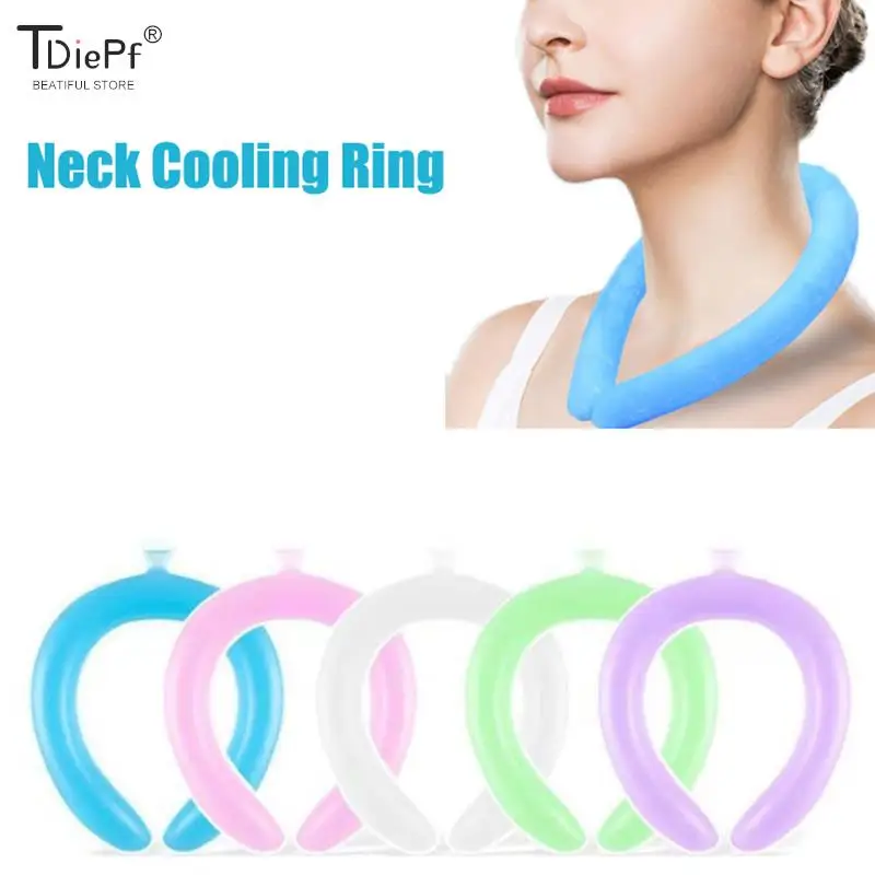 

1PCS Wearable Neck Cooling Ring Summer Cooler Rings Cool Tube Collar Cycling Running Outdoor Coolers Collars Small Neck Cooler