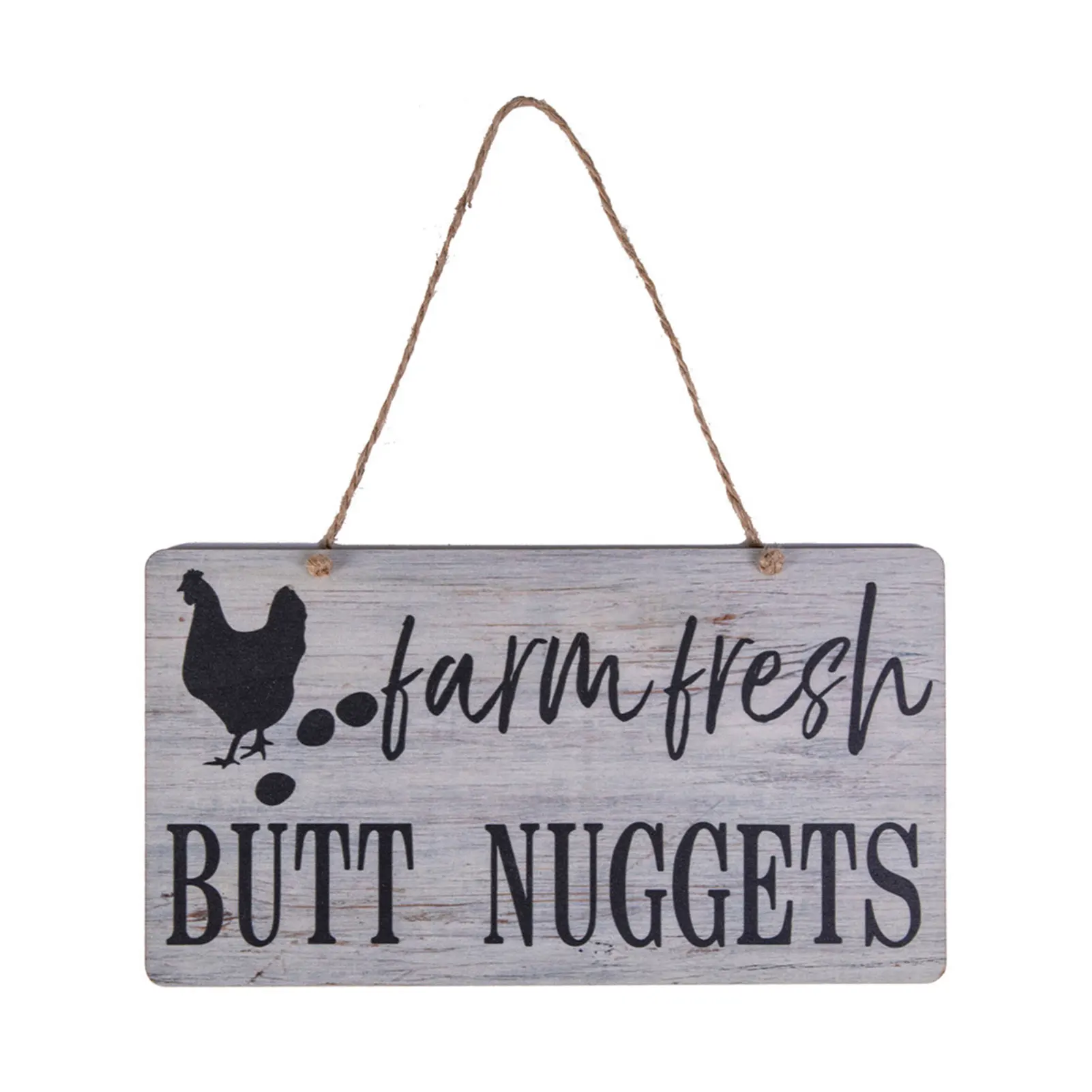 

Farm Fresh Chicken Wooden Sign Smooth Surface Chicken Pattern Wood Sign for Family Friends Neighbor Gift