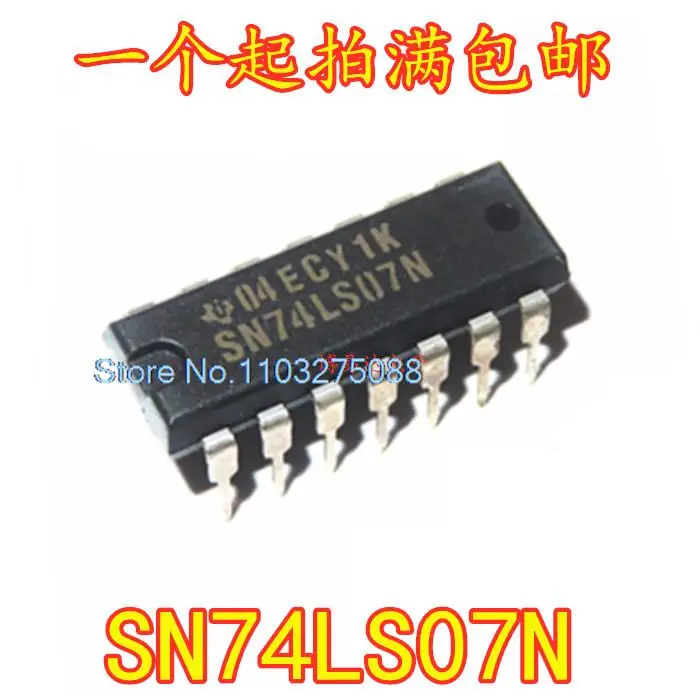 

20 шт./LOP SN74LS07N HD74LS07P DIP-14 IC