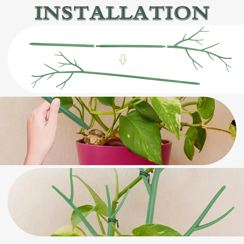 Опорные колья для сада и растений Опора Высокие пластиковые палочки томатных