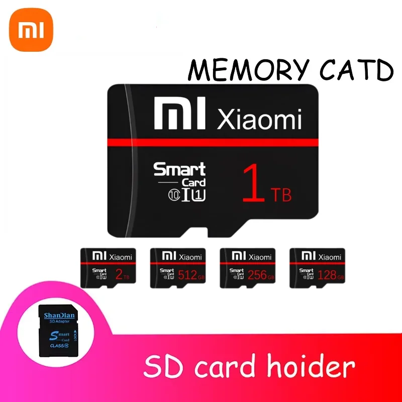 Высокоскоростная карта памяти Xiaomi 2 ТБ 512 ГБ 256 128 класс 10 Micro TF SD-карта для телефона