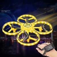 2021new rc mini quadcopter induction drone smart watch remote sensing gesture aircraft ufo hand control drone altitude hold kids