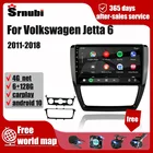 Автомагнитола 2 Din для Volkswagen VW Sagitar Jetta Bora 2011-2018 Android, мультимедийный видеоплеер, DVD, аксессуары для Carplay, динамики