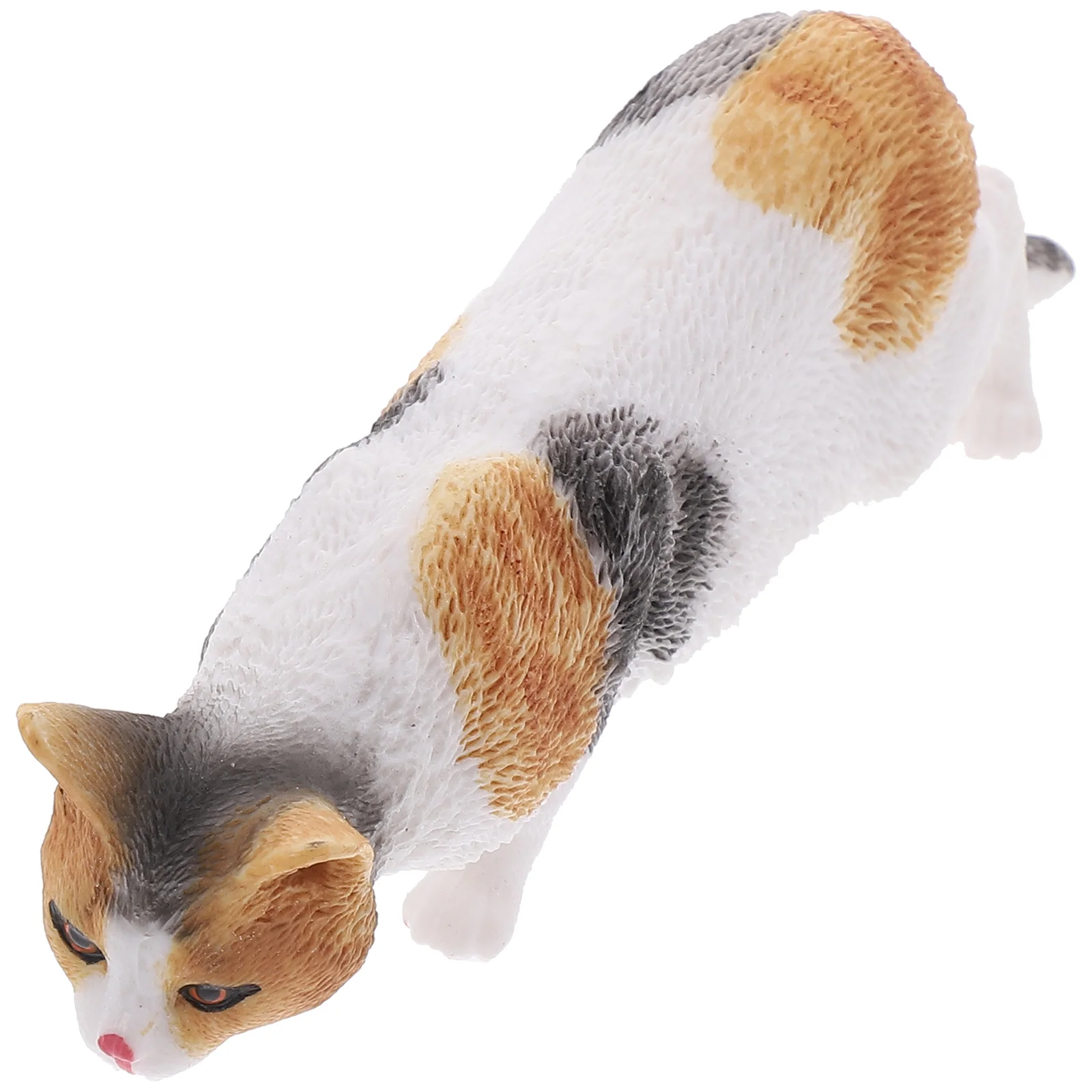 

Desktop Decor Cat Decoration Cartoon Model Pvc Decorative Adorable Lifelike Statue Child