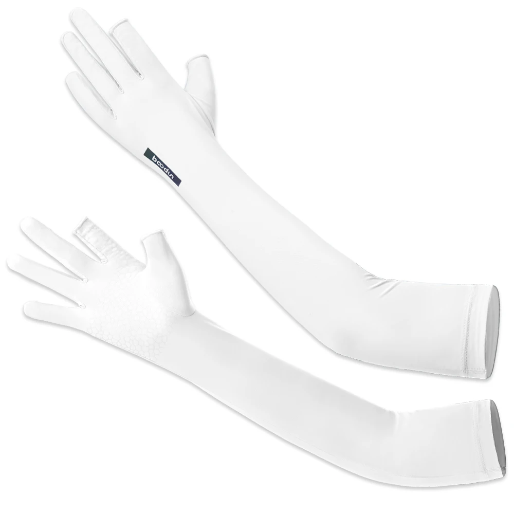 Женские Летние Солнцезащитные Шелковые Перчатки С Сенсорным Экраном