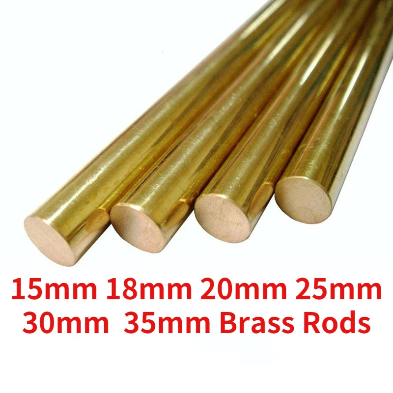 

Brass Rod Bars 20mm Round Rods Blank Scales Blade Length 200mm Electrode Brass Bar H59 Solid Cylindrical Bar Thin Round Bar